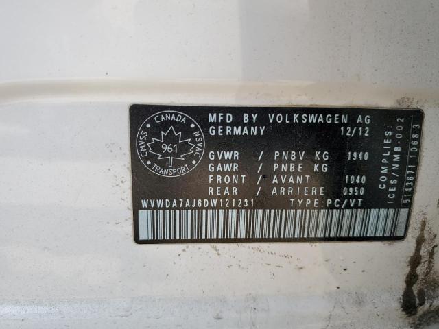 2013 VOLKSWAGEN GOLF   