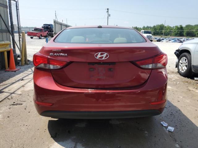 HYUNDAI ELANTRA 2016 Бургунди