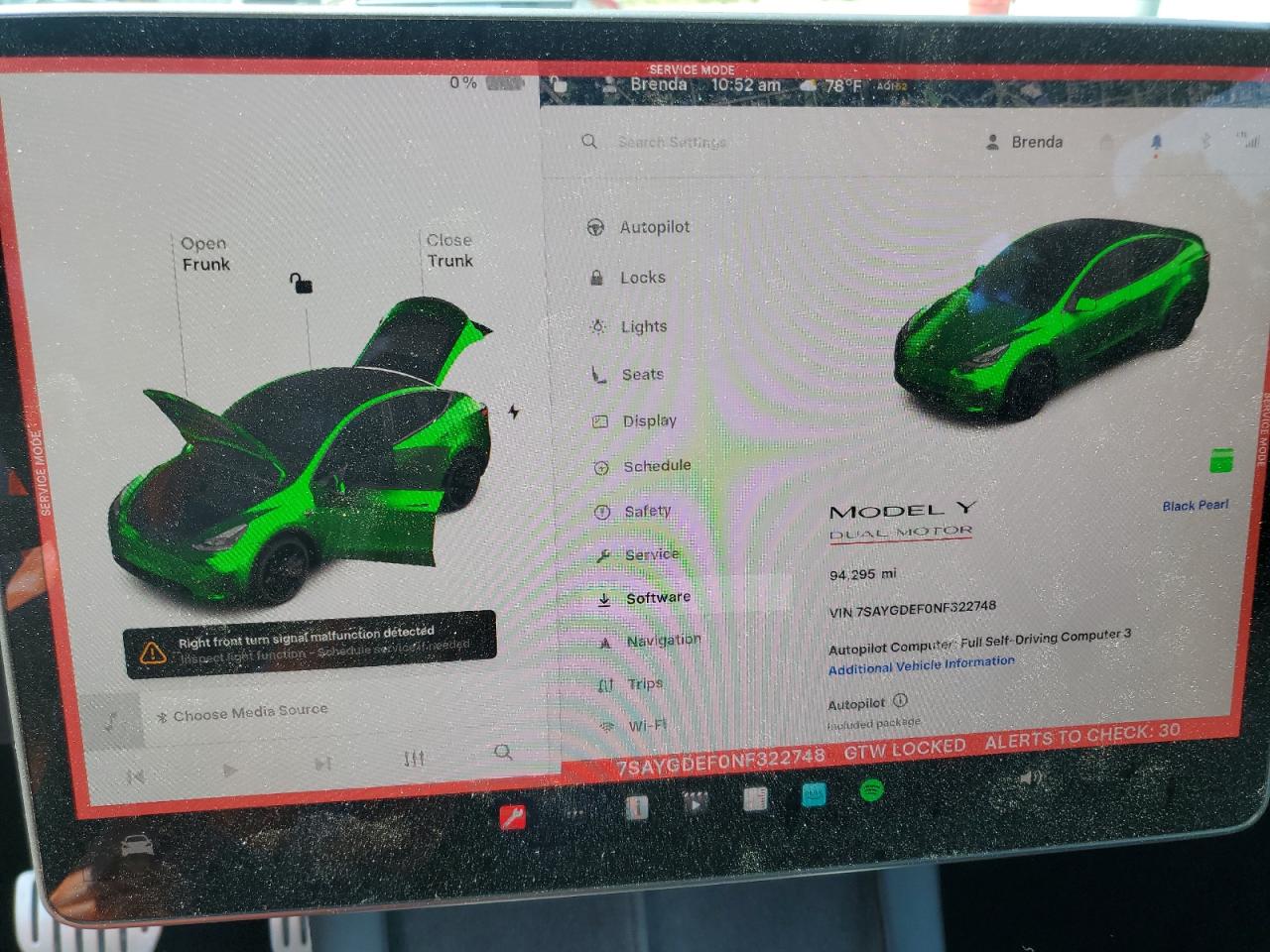 2022 Tesla Model Y VIN: 7SAYGDEF0NF322748 Lot: 59159845