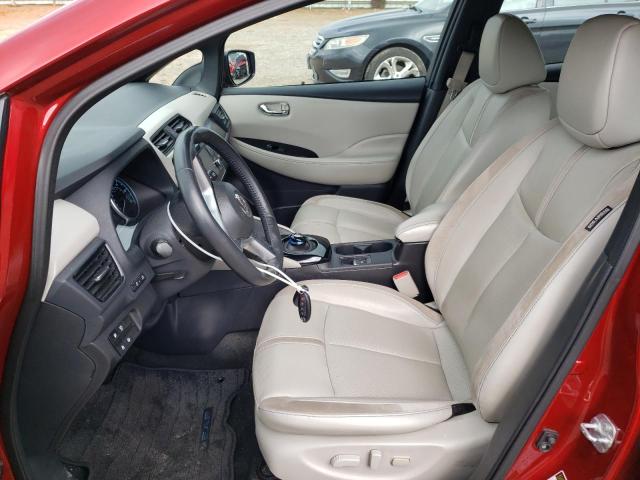  NISSAN LEAF 2018 Red