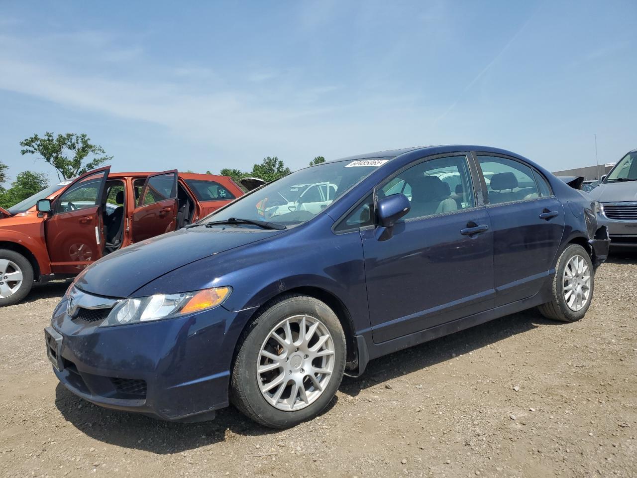 2010 Honda Civic Ex للبيع في Des Moines، IA - Rear End