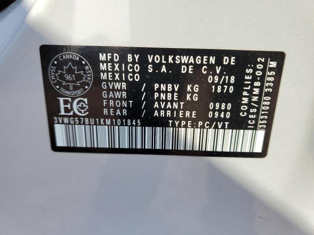 2019 VOLKSWAGEN JETTA SEL PREMIUM  