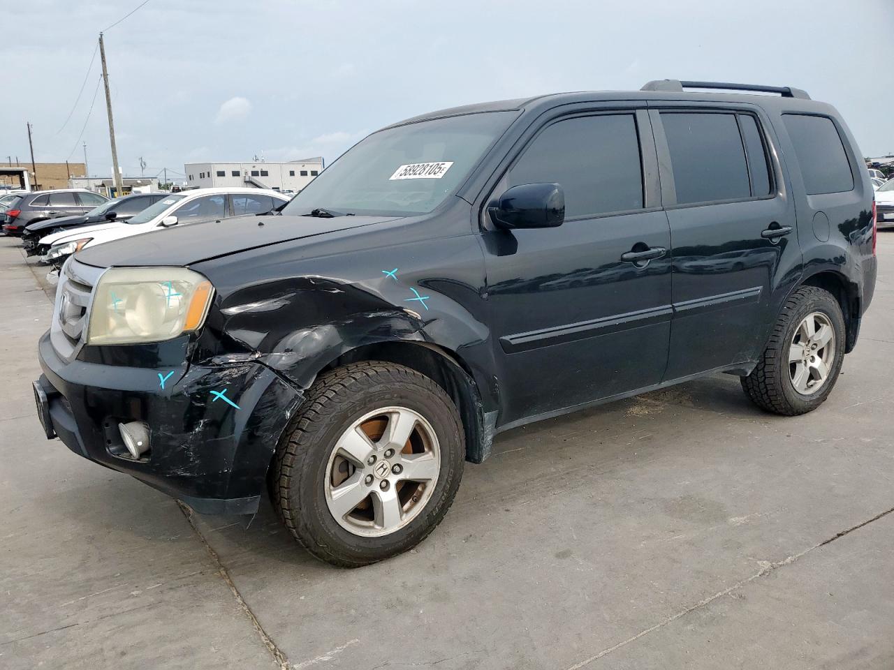 2011 Honda Pilot Exl na sprzedaż w Grand Prairie, TX - Front End