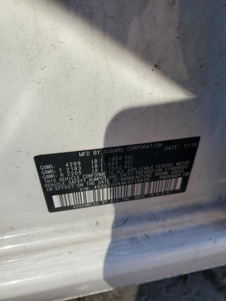 2019 Subaru Impreza Premium VIN: 4S3GTAD69K3718626 Lot: 61766565