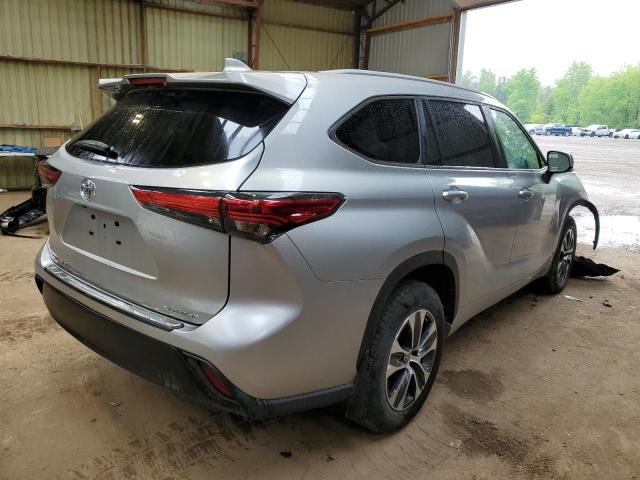  TOYOTA HIGHLANDER 2023 Серебристый