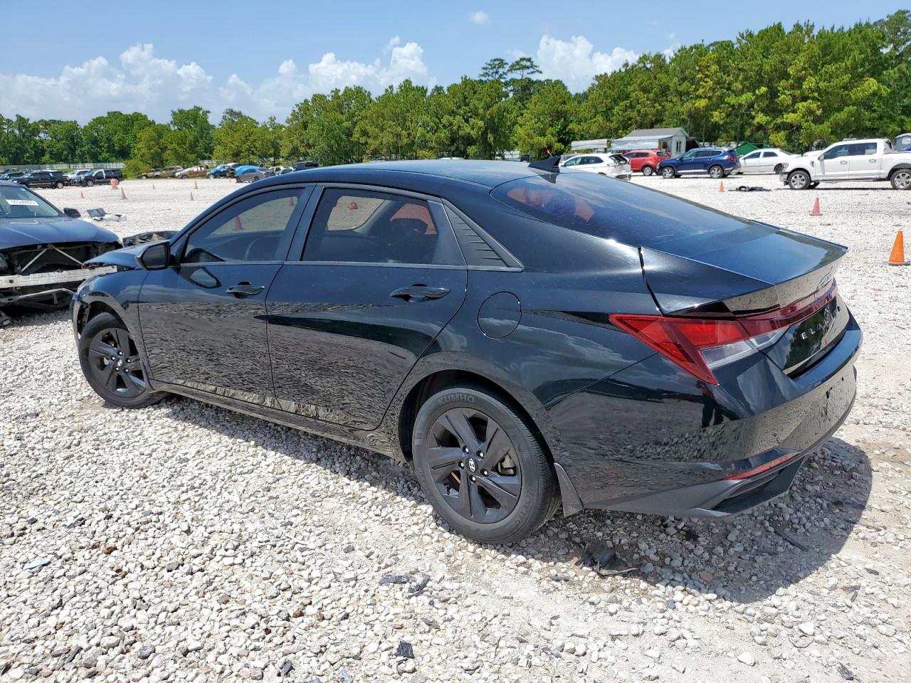 2022 Hyundai Elantra Sel charcoal null gas KMHLM4AG0NU244635 photo #3