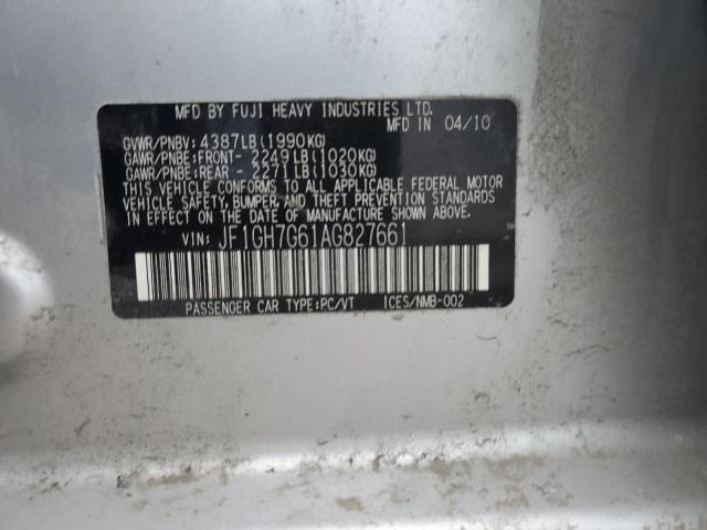 2010 SUBARU IMPREZA WRX LIMITED  