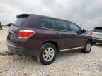 2013 Toyota Highlander Base იყიდება Taylor-ში, TX - Hail
