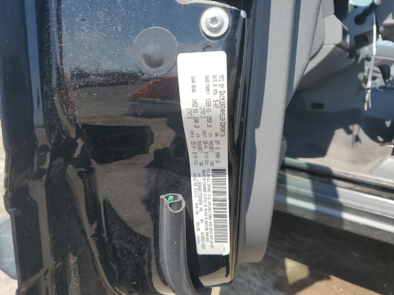 2007 Jeep Grand Cherokee Laredo VIN: 1J8GR48K17C649244 Lot: 61651665