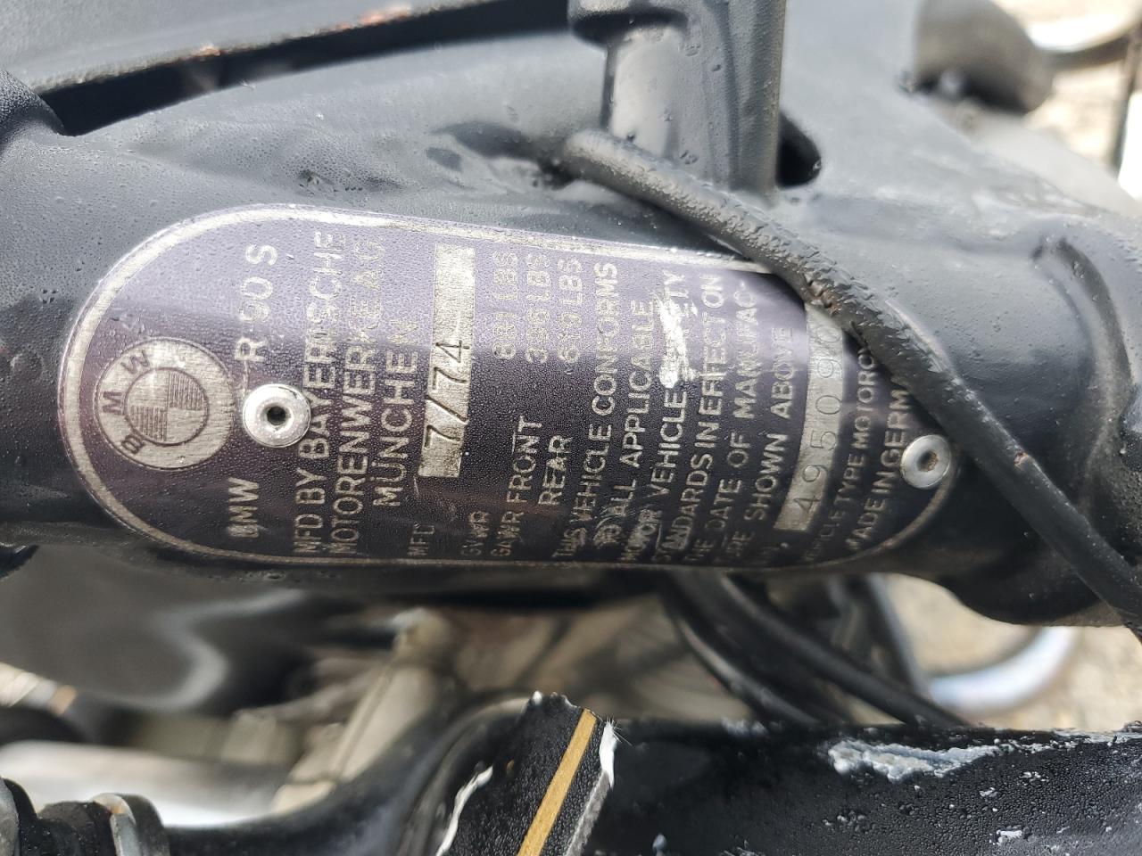 BMW R 1974 VIN 4950903 фото 9