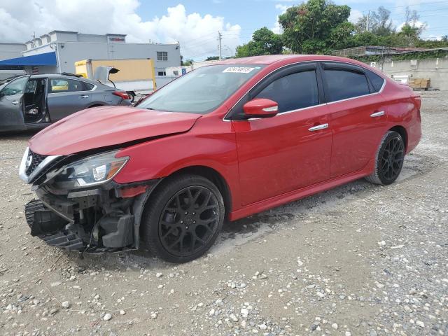  NISSAN SENTRA 2016 Czerwony