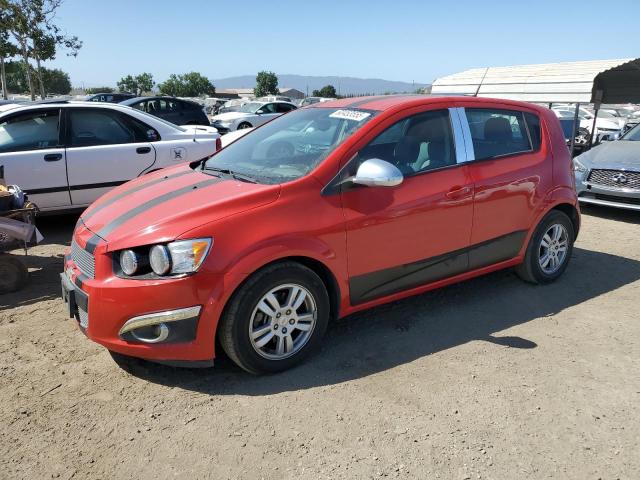  CHEVROLET SONIC 2012 Czerwony