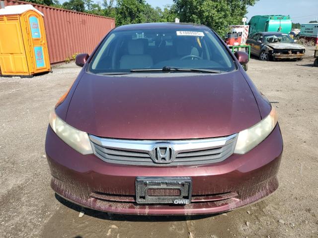  HONDA CIVIC 2012 Burgundy