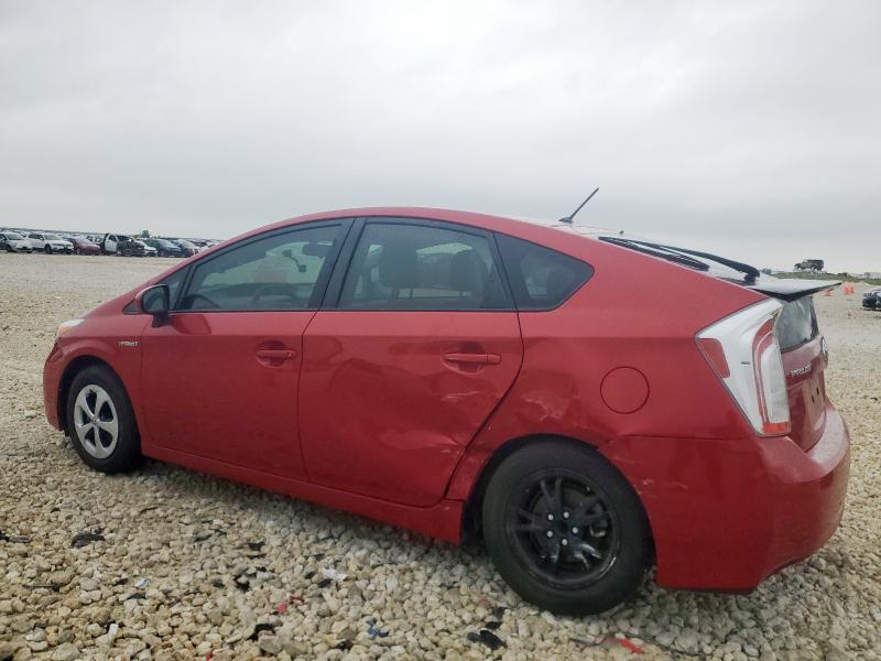  TOYOTA PRIUS 2015 Red