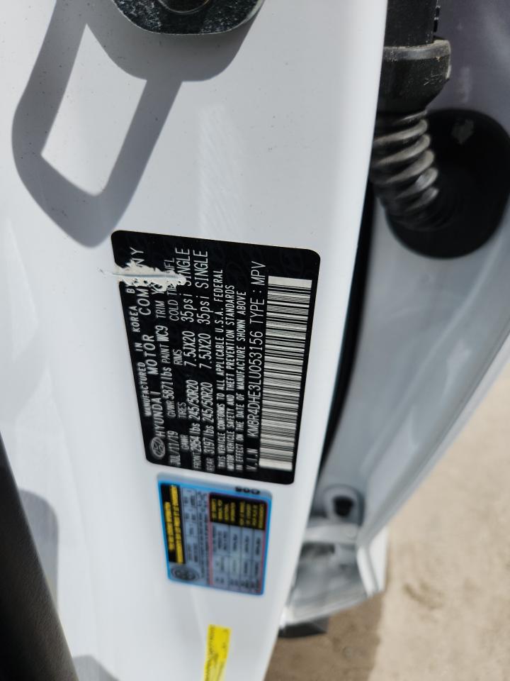 2020 Hyundai Palisade Sel VIN: KM8R4DHE3LU053156 Lot: 61925825