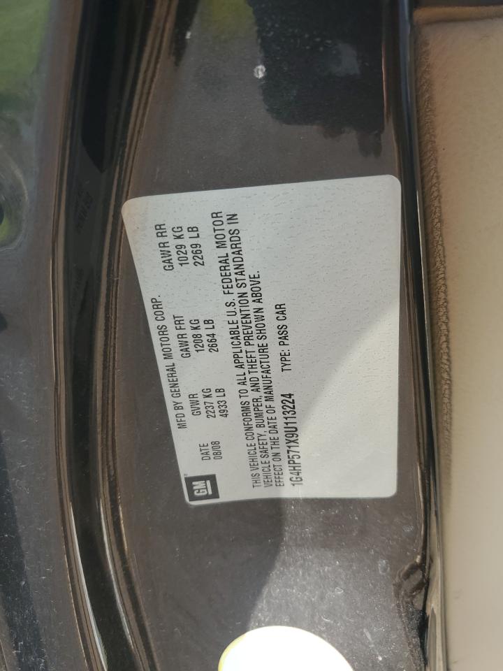 2009 Buick Lucerne Cx VIN: 1G4HP571X9U113224 Lot: 62341715