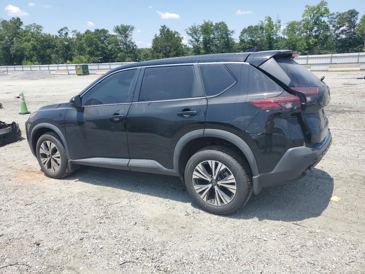 2022 Nissan Rogue Sv black null gas 5N1BT3BA2NC731201 photo #3