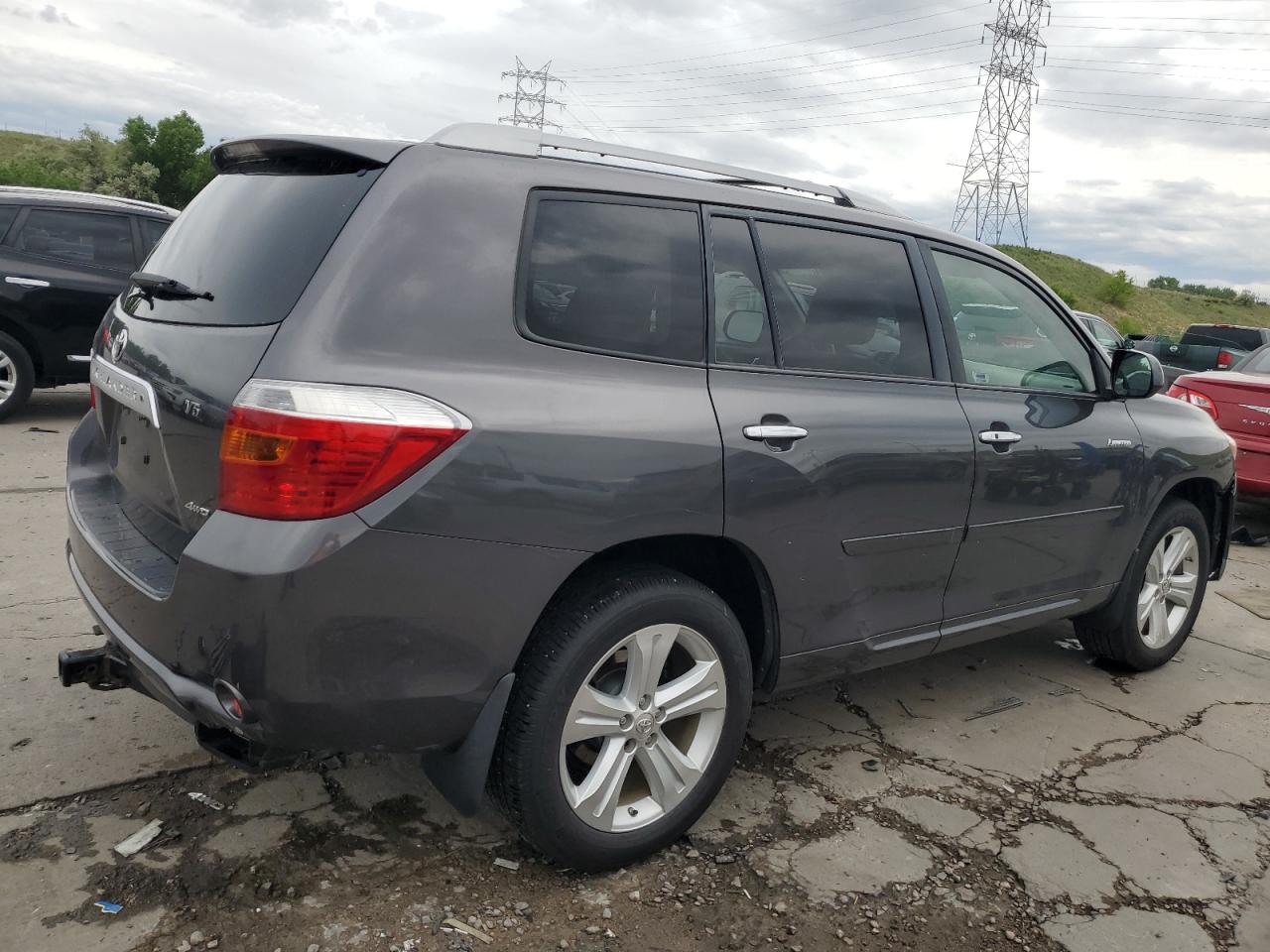 2008 Toyota Highlander Limited charcoal null gas JTEES42A882077157 photo #4