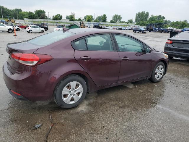  KIA FORTE 2018 Burgundy