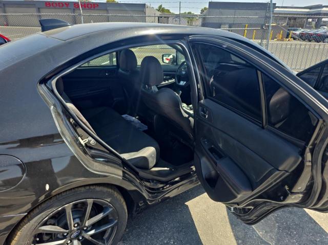Sedans SUBARU WRX 2017 Czarny