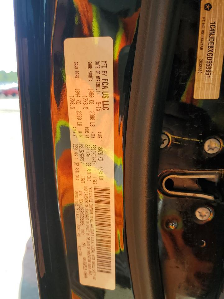 2016 Jeep Compass Latitude VIN: 1C4NJDEBXGD558851 Lot: 60868275