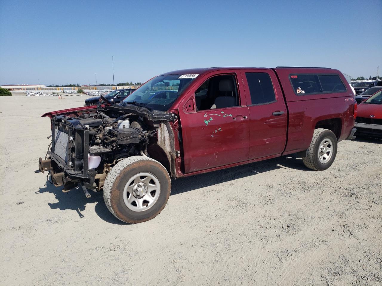 2015 Chevrolet Silverado K1500 за продажба в Antelope, CA - Front End