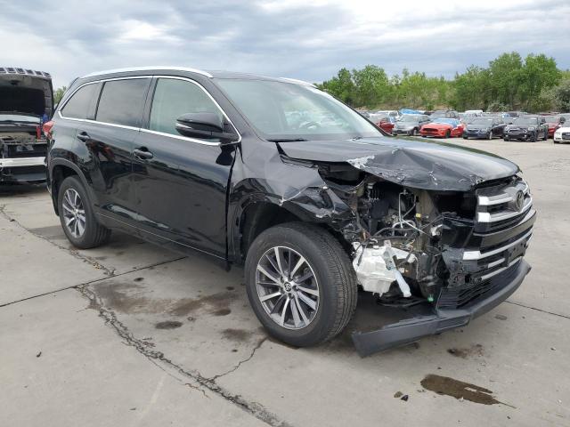  TOYOTA HIGHLANDER 2017 Czarny