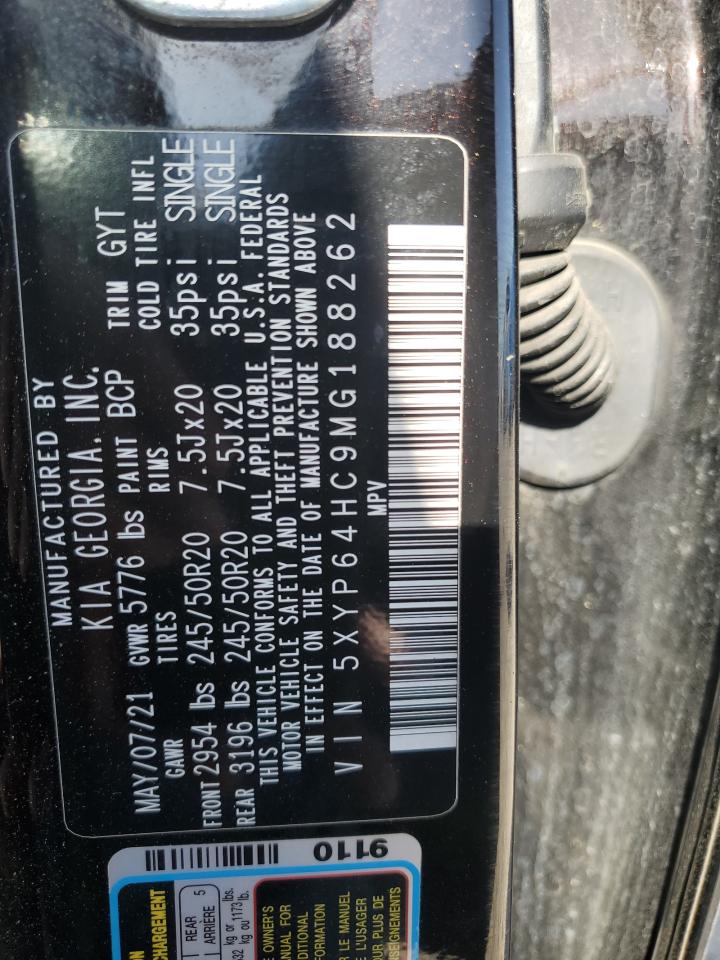2021 Kia Telluride S VIN: 5XYP64HC9MG188262 Lot: 60514285
