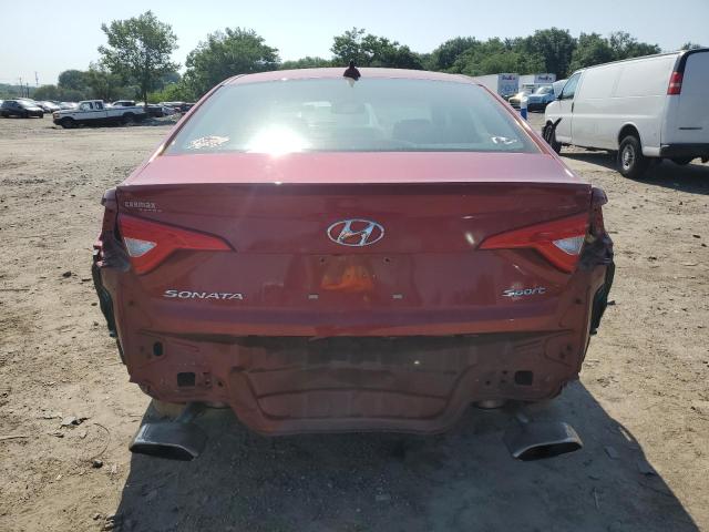  HYUNDAI SONATA 2016 Бургунди