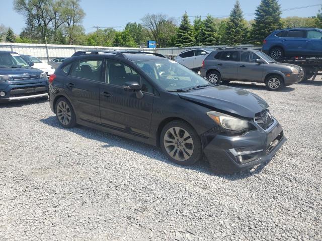  SUBARU IMPREZA 2016 Чорний