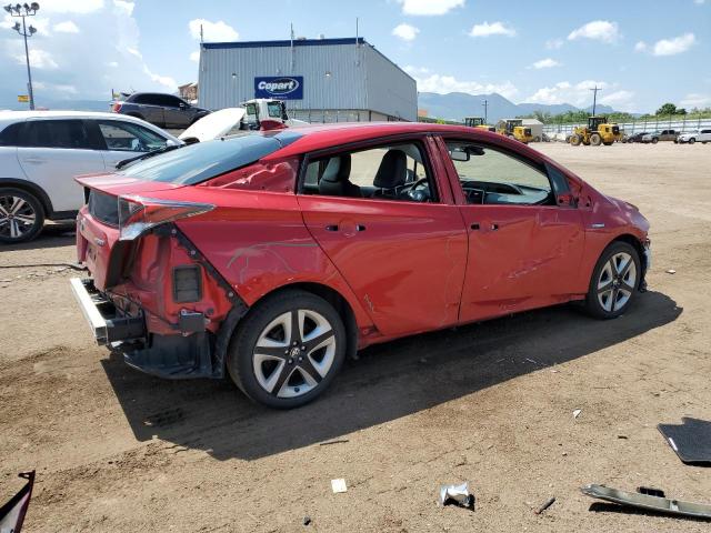 Хэтчбеки TOYOTA PRIUS 2017 Красный