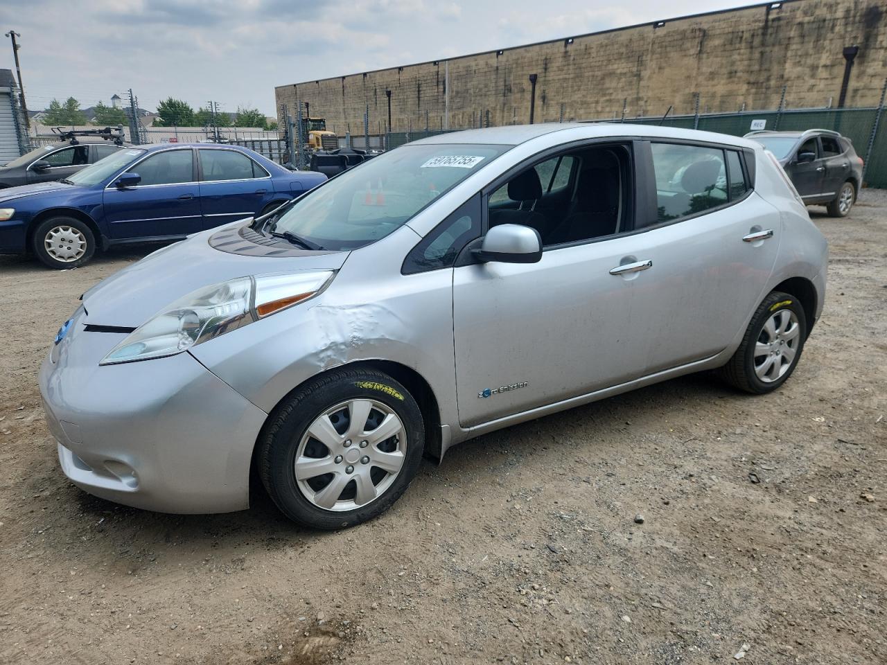 2016 Nissan Leaf S продається в Laurel, MD - Front End