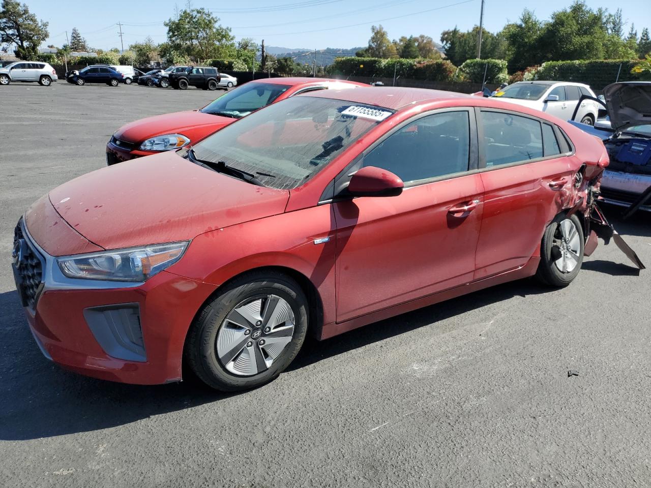 2020 Hyundai Ioniq Blue zu verkaufen in San Martin, CA - Rear End