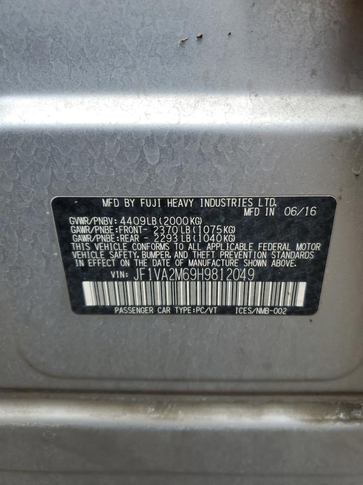 2017 Subaru Wrx Sti VIN: JF1VA2M69H9812049 Lot: 61858595