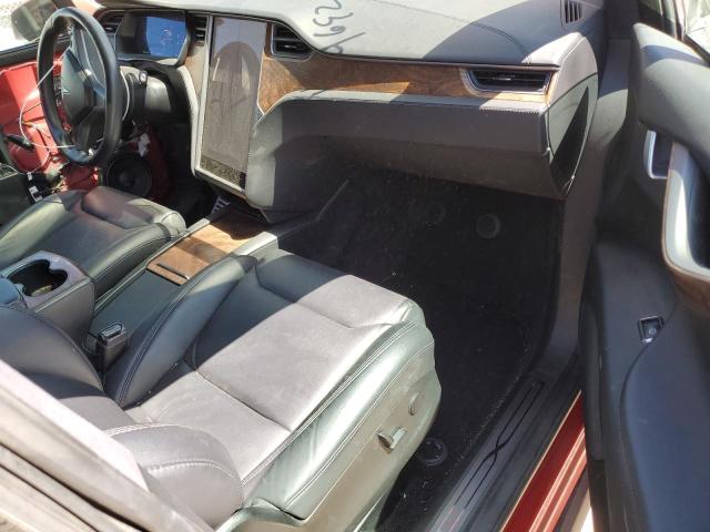  TESLA MODEL X 2018 Czerwony