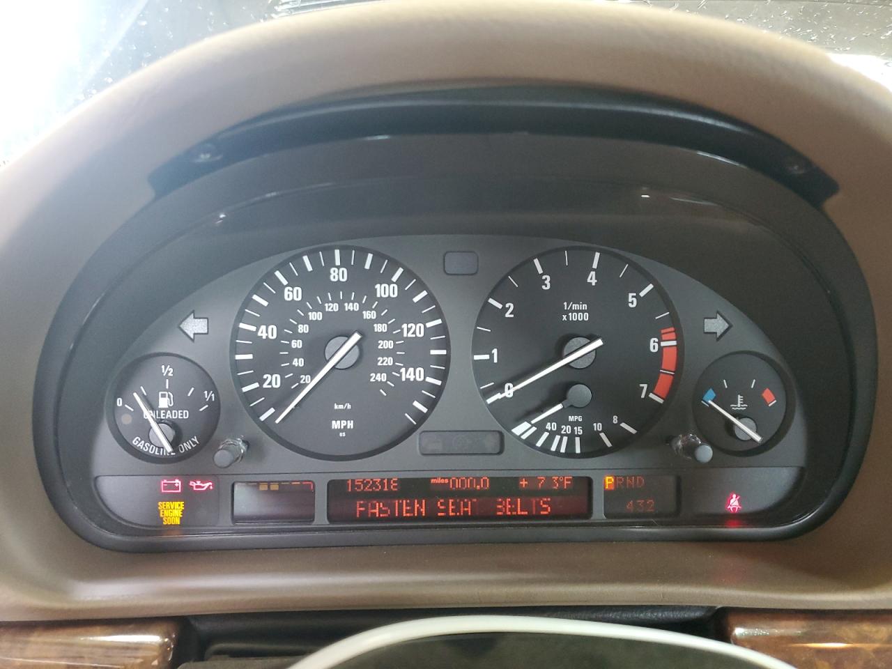2000 BMW 740 Il VIN: WBAGH8346YDP10431 Lot: 60502635