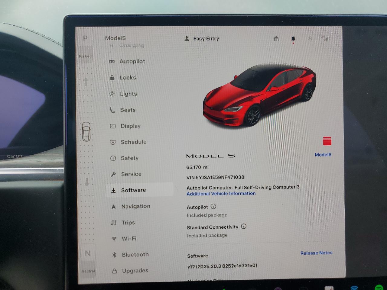 2022 Tesla Model S VIN: 5YJSA1E59NF471038 Lot: 62594275