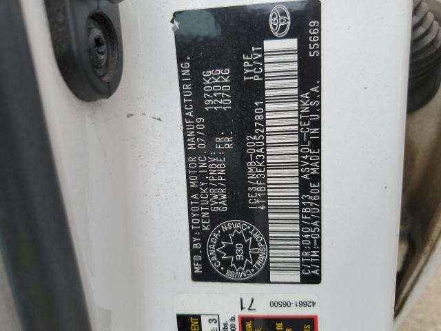 2010 TOYOTA CAMRY BASE  