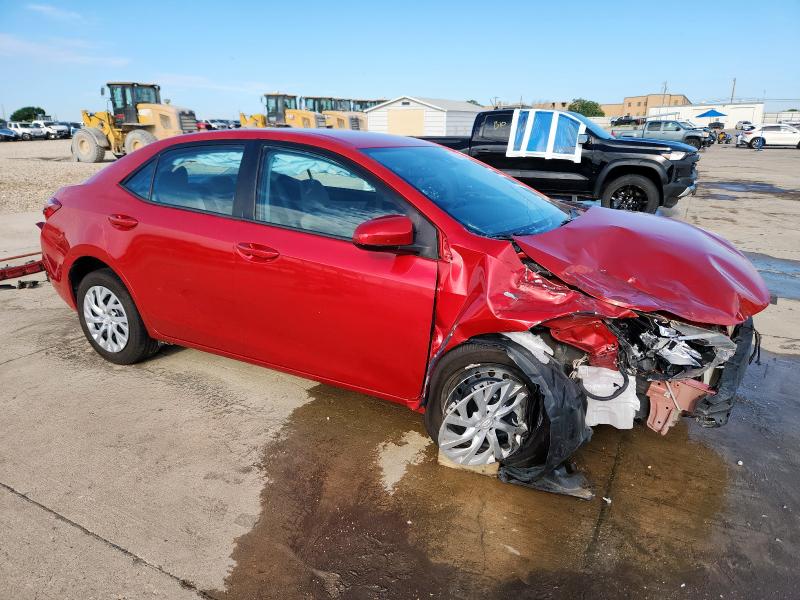  TOYOTA COROLLA 2019 Красный