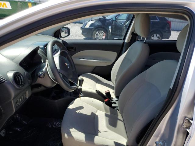 Sedans MITSUBISHI MIRAGE 2017 Silver