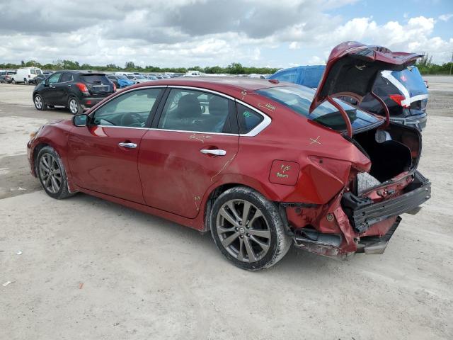  NISSAN ALTIMA 2018 Czerwony