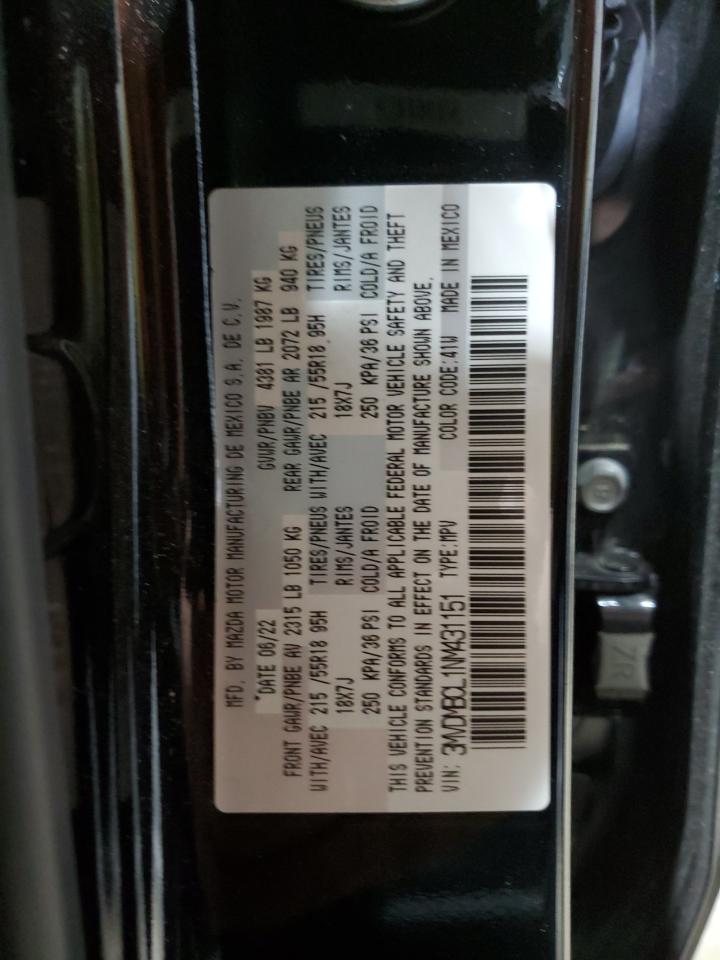 2022 Mazda Cx-30 Preferred VIN: 3MVDMBCL1NM431151 Lot: 60816485