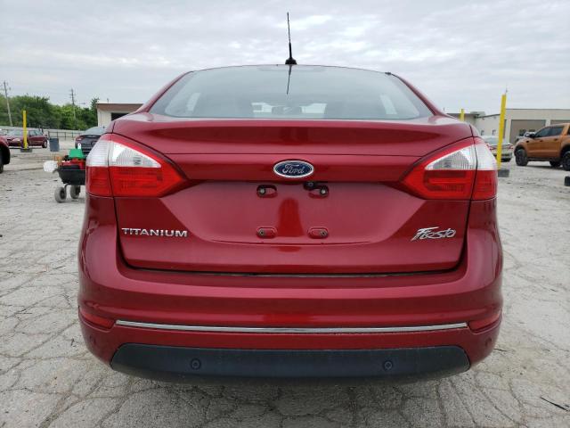  FORD FIESTA 2017 Red