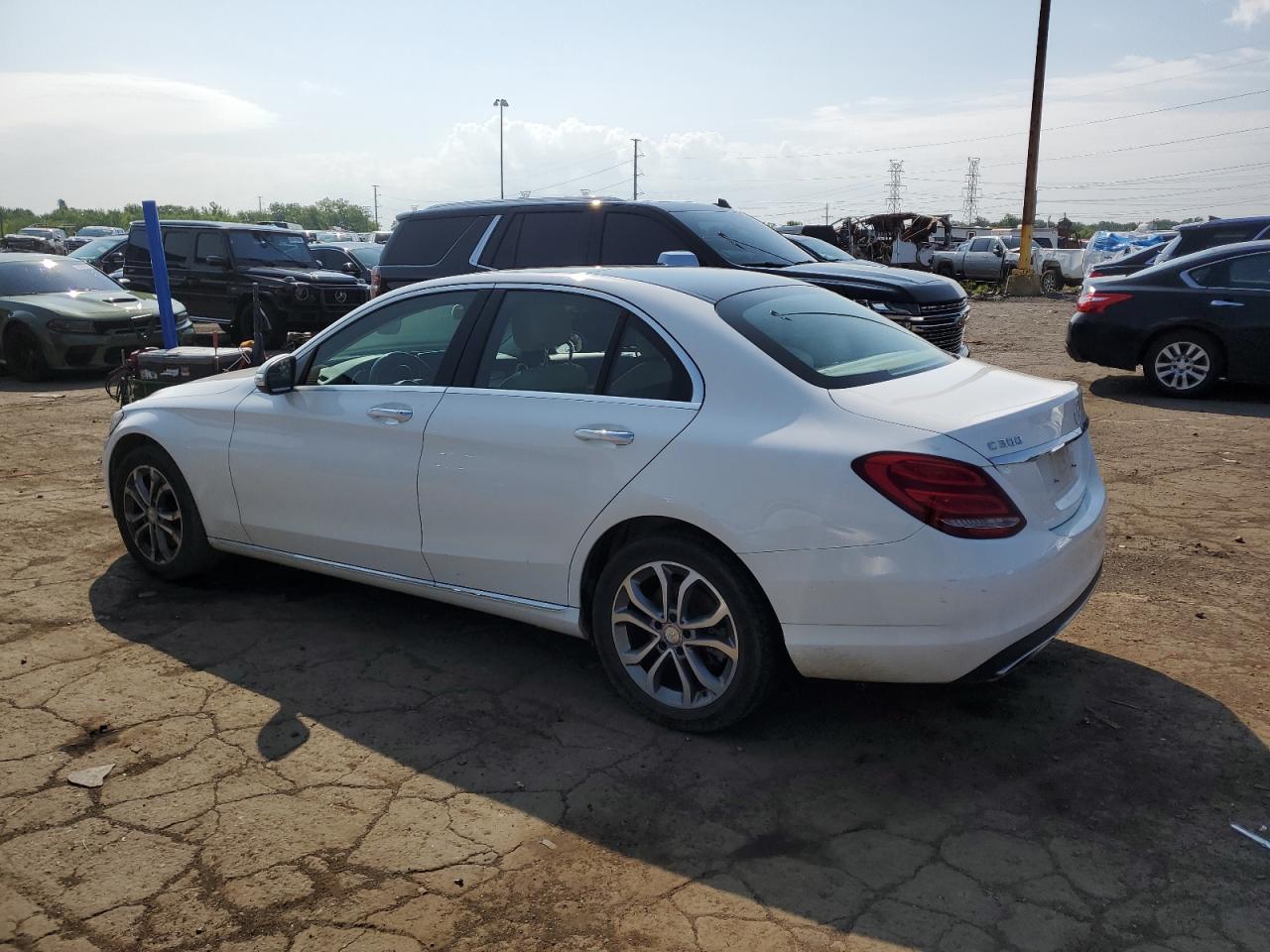 MERCEDES-BENZ C-CLASS 2015 VIN 55SWF4KB8FU017619 zdjęcie 2