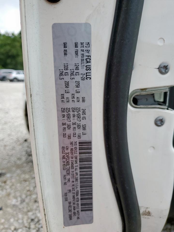 2020 Dodge Journey Se VIN: 3C4PDCAB9LT202301 Lot: 58806455