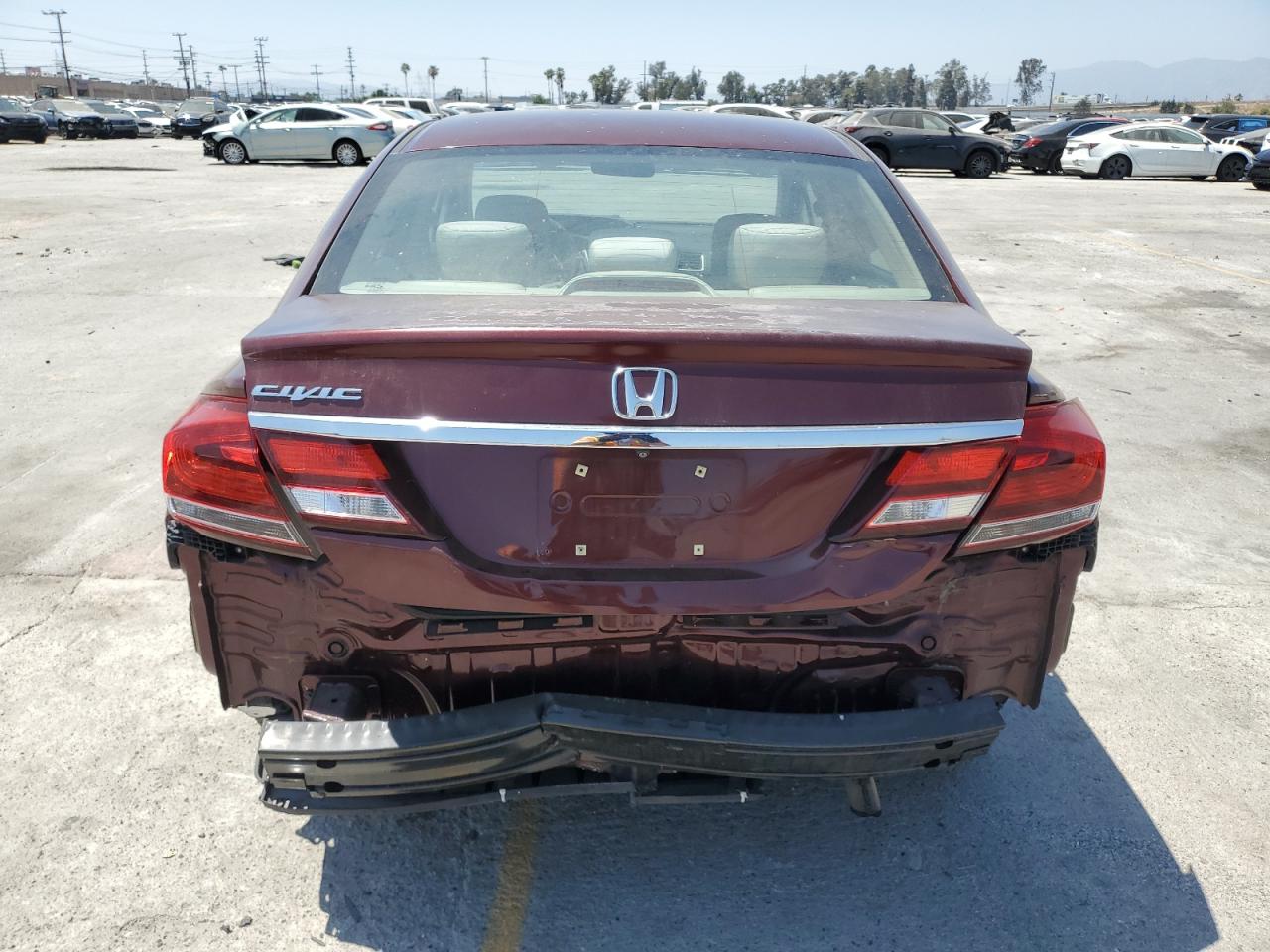2014 Honda Civic Lx VIN: 19XFB2F58EE232444 Lot: 62185385