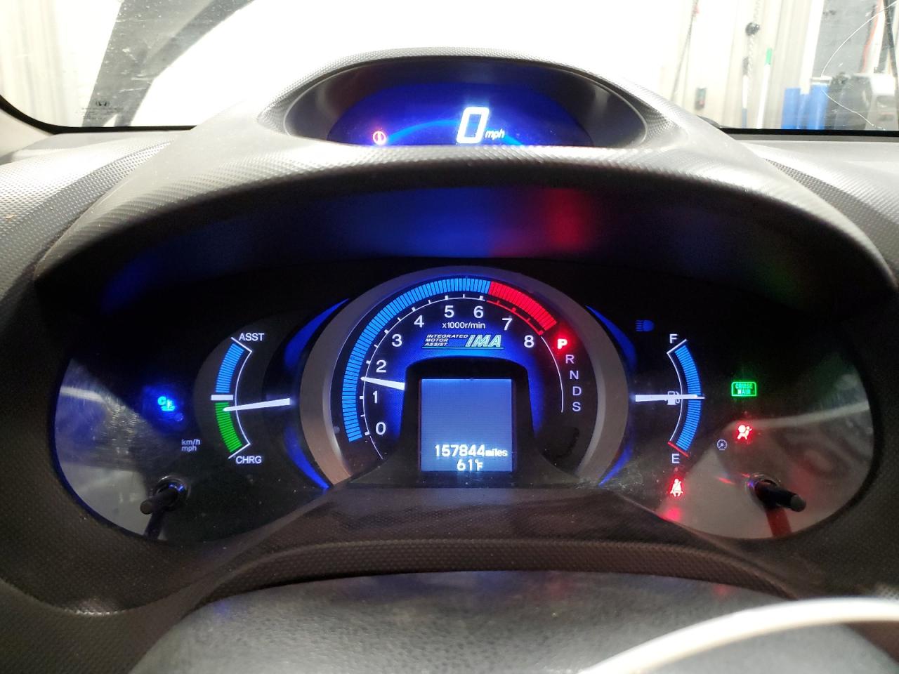 2010 Honda Insight Ex VIN: JHMZE2H72AS009647 Lot: 60079205