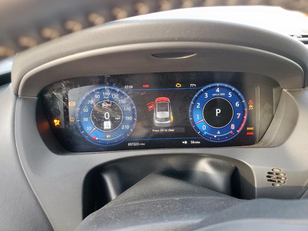 2020 Jaguar F-Pace Svr VIN: SADCZ2EE6LA659495 Lot: 59194975