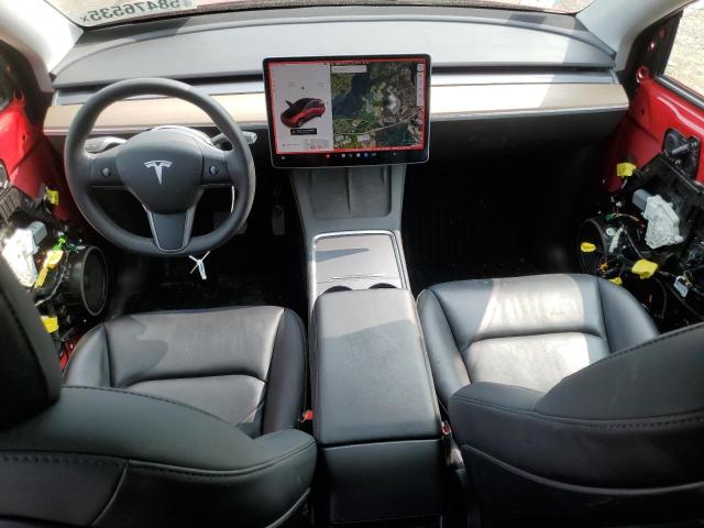  TESLA MODEL Y 2021 Czerwony