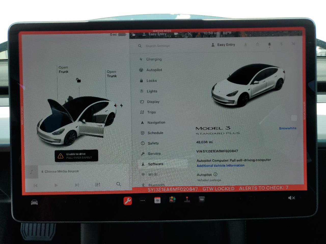 2021 Tesla Model 3 VIN: 5YJ3E1EA6MF020847 Lot: 61570125
